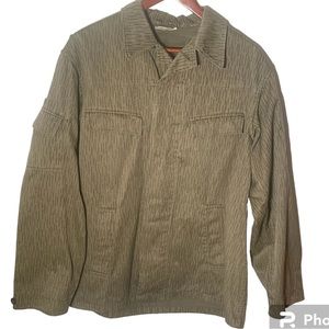 Vintage East German Rain Camouflage jacket, pants, suspenders set